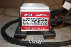 MSD Adjustable spark timing control #8680 ump imca dirt late model drag racing