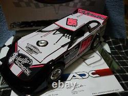 Michael Page #18x 2020 Dirt Late Model 124 scale ADC New Body