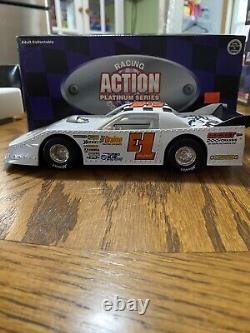 Mike Bolzano 124 dirt late model diecast Autographed