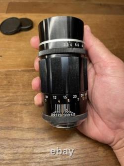 Mint Canon 135mm F/3.5 Telephoto Late Model Lens L39 LTM Mount From Japan