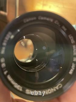 Mint Canon 135mm F/3.5 Telephoto Late Model Lens L39 LTM Mount From Japan