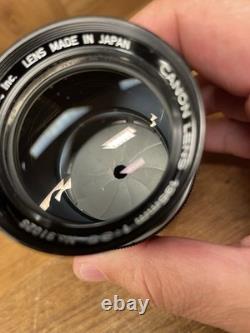 Mint Canon 135mm F/3.5 Telephoto Late Model Lens L39 LTM Mount From Japan