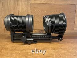 Mint Hasselblad Extension Macro Bellows Late Model & Bellows Lens Hood From JP