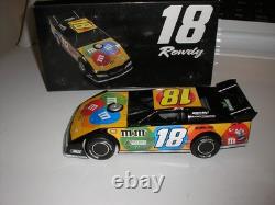 NICE ADC #18 2011 Kyle Busch Rowdy M&M's Prelude Late Model Dirt Car Free SHIP