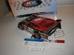 NICE ADC 1/24 Bobby Pierce Autographed 2021 Lucas Oil Outlaw Late Model Dirt Car