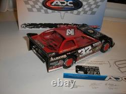 NICE ADC 1/24 Bobby Pierce Autographed 2021 Lucas Oil Outlaw Late Model Dirt Car