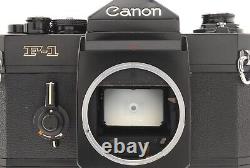 N MINT+++? Canon F-1 F1 Late Model 35mm SLR Film Camera Black Body From JAPAN