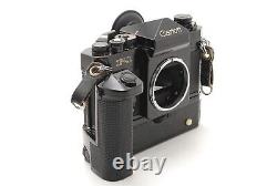 N MINT Canon F-1 Late Model SLR camera FD 50mm f1.4 S. S. C + power winder JAPAN