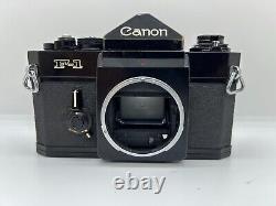 N. MINT? Canon F-1 SLR 35mm Film Camera Late Model Lens New FD 50mm F/1.4 JAPAN