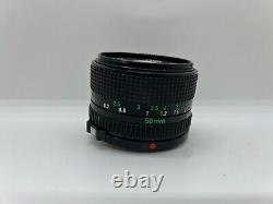 N. MINT? Canon F-1 SLR 35mm Film Camera Late Model Lens New FD 50mm F/1.4 JAPAN