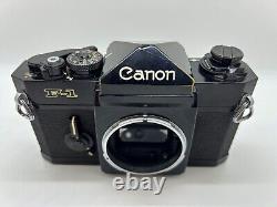 N. MINT? Canon F-1 SLR 35mm Film Camera Late Model Lens New FD 50mm F/1.4 JAPAN