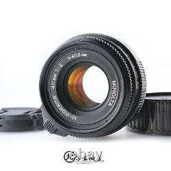 Near MINT Late Model Minolta M Rokkor 40mm f2 Lens for CLE CL From JAPAN
