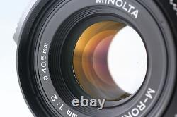 Near MINT Late Model Minolta M Rokkor 40mm f2 Lens for CLE CL From JAPAN