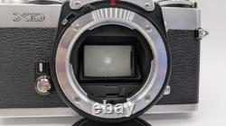 Near MINT Late Model Minolta XD XD11 XD7 35mm SLR NEW MD 50mm f1.7 Lens JAPAN