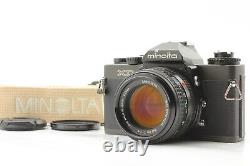 Near MINT Minolta XD Late Model 35mm SLR Camera with MD 50mm f/1.4 Lens From JAPAN