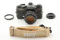 Near MINT Minolta XD Late Model 35mm SLR Camera with MD 50mm f/1.4 Lens From JAPAN