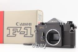 Near MINT+ with Boxed Canon F-1 35mm Film Camera Late Model Body +Cap From JAPAN
