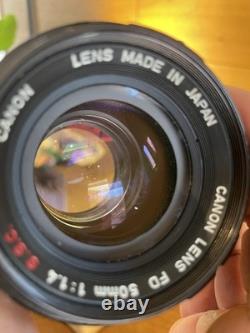 Near Mint Canon FTb-N FTb QL Late Model Film Camera FD 50mm F/1.4 S. S. C /Japan