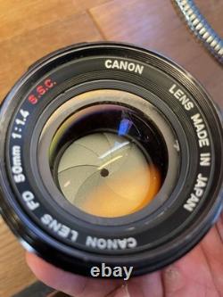 Near Mint Canon FTb-N FTb QL Late Model Film Camera FD 50mm F/1.4 S. S. C /Japan