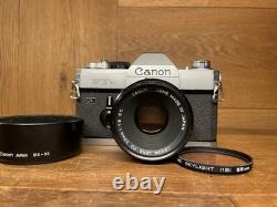 Near Mint ++ Canon FTb-N FTb QL Late Model Film Camera FD 50mm F/1.8 S. C Lens