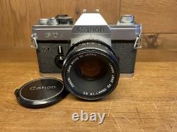 Near Mint ++ Canon FTb-N FTb QL Late Model Film Camera FD 50mm F/1.8 S. C Lens