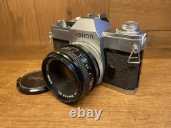 Near Mint ++ Canon FTb-N FTb QL Late Model Film Camera FD 50mm F/1.8 S. C Lens