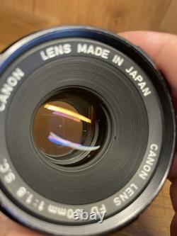 Near Mint ++ Canon FTb-N FTb QL Late Model Film Camera FD 50mm F/1.8 S. C Lens