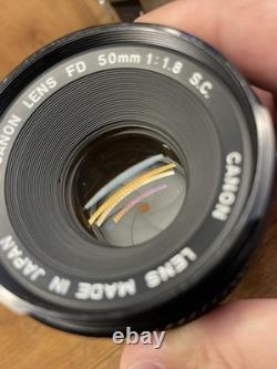 Near Mint ++ Canon FTb-N FTb QL Late Model Film Camera FD 50mm F/1.8 S. C Lens