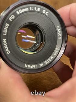 Near Mint ++ Canon FTb-N FTb QL Late Model Film Camera FD 50mm F/1.8 S. C Lens