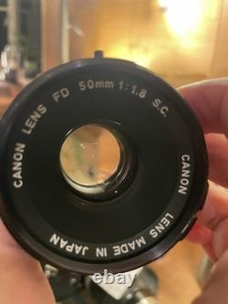 Near Mint ++ Canon FTb-N FTb QL Late Model Film Camera FD 50mm F/1.8 S. C Lens