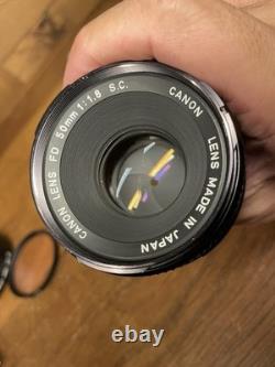 Near Mint ++ Canon FTb-N FTb QL Late Model Film Camera FD 50mm F/1.8 S. C Lens