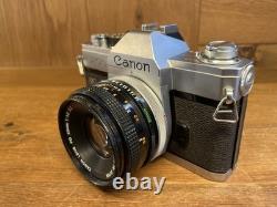 Near Mint Canon FTb-N FTb QL Late Model Film Camera FD 50mm F/1.8 S. C Lens /JP