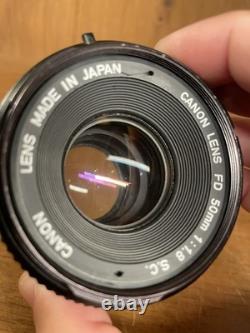 Near Mint Canon FTb-N FTb QL Late Model Film Camera FD 50mm F/1.8 S. C Lens /JP