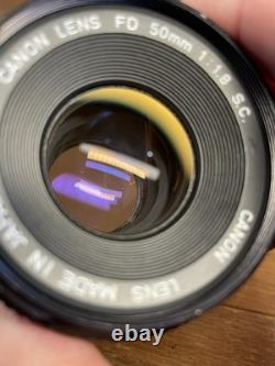 Near Mint Canon FTb-N FTb QL Late Model Film Camera FD 50mm F/1.8 S. C Lens /JP