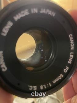 Near Mint Canon FTb-N FTb QL Late Model Film Camera FD 50mm F/1.8 S. C Lens /JP