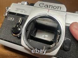 Near Mint Canon FTb-N FTb QL Late Model Film Camera FD 50mm F/1.8 S. C Lens /JP