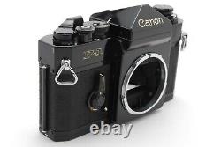 Near Mint Canon F-1 Late Model Black Body 35mm SLR Film Camera From Japan