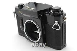 Near Mint Canon F-1 Late Model Black Body 35mm SLR Film Camera From Japan