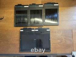Near Mint Lot of 5 Toyo 4x5 Cut Film Holder Late Model From Japan #S2-44