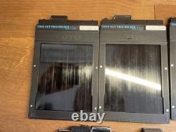 Near Mint Lot of 5 Toyo 4x5 Cut Film Holder Late Model From Japan #S2-44