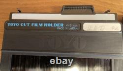 Near Mint Lot of 5 Toyo 4x5 Cut Film Holder Late Model From Japan #S2-44