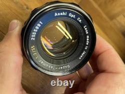 Near Mint ++ Pentax S2 Late Model Camera Super Takumar 55mm F/2 with 3x Teleplus
