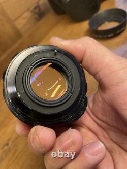 Near Mint ++ Pentax S2 Late Model Camera Super Takumar 55mm F/2 with 3x Teleplus