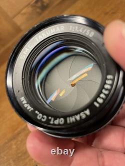 Near Mint Pentax SMC Takumar 50mm F/1.4 Standard Lens Late Model M42 From JPN