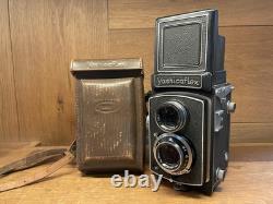 Near Mint ++ Yashicaflex Old A Late Model (A II) TLR Camera 80mm F/3.5 / JPN