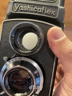 Near Mint ++ Yashicaflex Old A Late Model (A II) TLR Camera 80mm F/3.5 / JPN