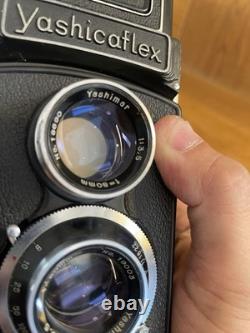 Near Mint ++ Yashicaflex Old A Late Model (A II) TLR Camera 80mm F/3.5 / JPN