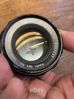 Near Mint with Case Pentax S2 Late Model Camera Super Takumar 55mm F/2 From JPN