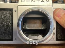 Near Mint with Case Pentax S2 Late Model Camera Super Takumar 55mm F/2 From JPN