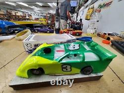 New Dirt Latemodel Ready to Race Car WOW! 2tone Green # 3
